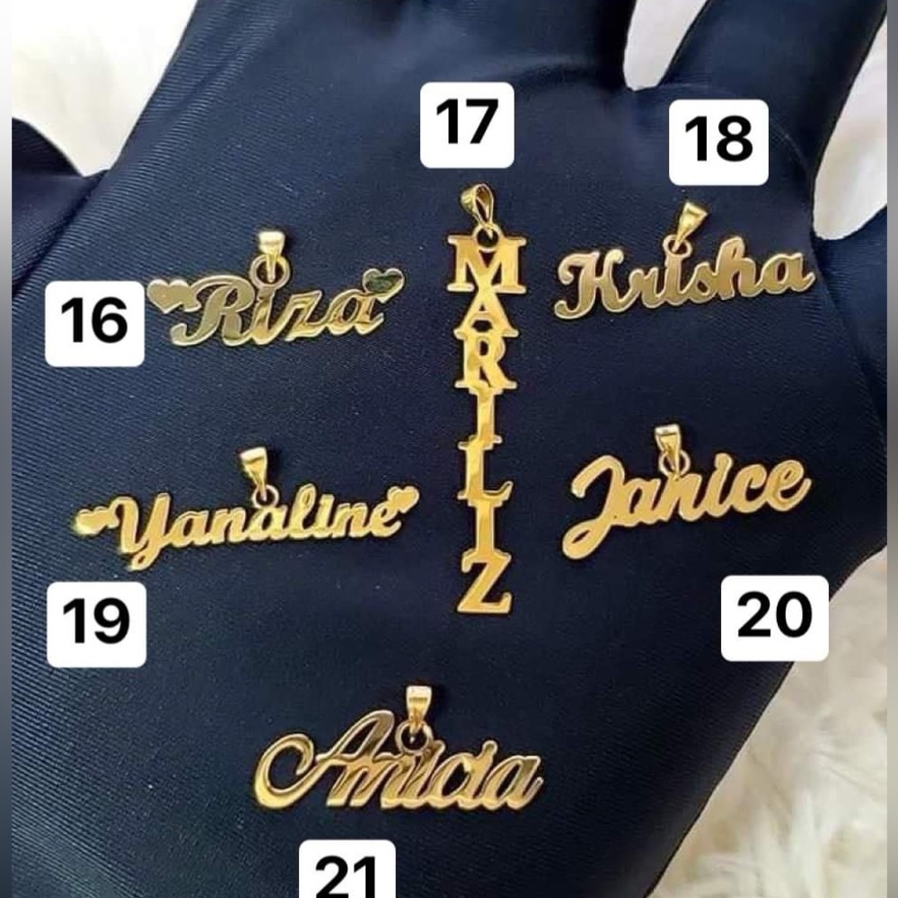 18karat Gold PERSONALized PENDANT only
